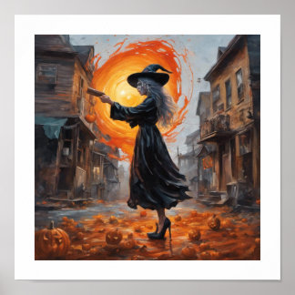 魔女ポスターの鋳造 ポスター