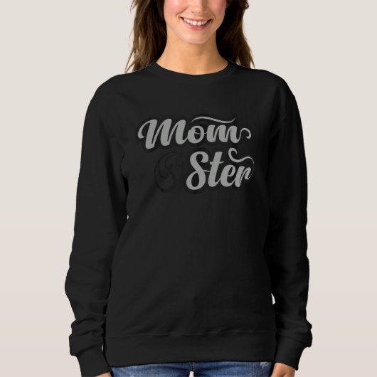 魔女ママスターのハロウィンTシャツ スウェットシャツ (正面)