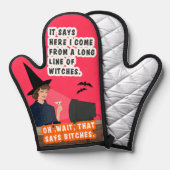 魔女ミット！ 鍋つかみ (正面/裏面)