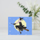 魔女モダンはがき ポストカード (スタンド正面)