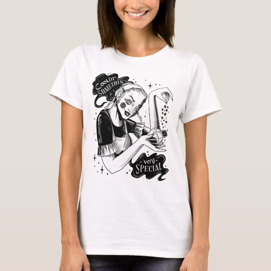 魔女モダン薬 Tシャツ (正面)