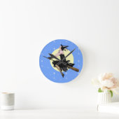 魔女モダン ラウンド壁時計 (ホーム)