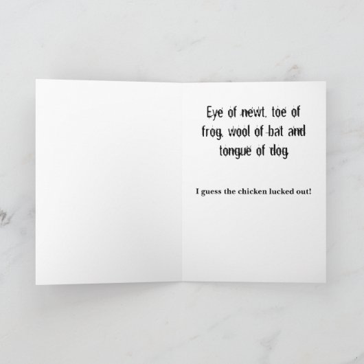 魔女レシピ カード (内部)