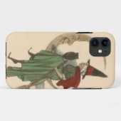 魔女三日月フクロウ Case-Mate iPhoneケース (裏面(横))