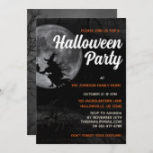 魔女不気味とスパイダーハローウィンパーティ 招待状 (正面/裏面)