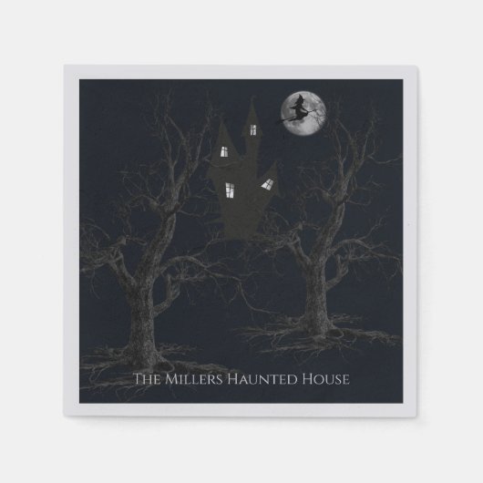 魔女不気味の森 スタンダードカクテルナプキン (正面)