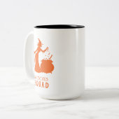 魔女不気味スパイダフロッグポーションハローウィンパーティ ツートーンマグカップ (正面左)