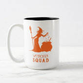 魔女不気味スパイダフロッグポーションハローウィンパーティ ツートーンマグカップ (左)