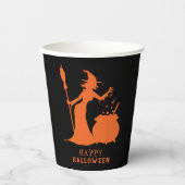魔女不気味スパイダフロッグポーションハローウィンパーティPa 紙コップ (正面)