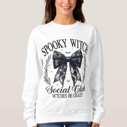 魔女不気味社交倶楽部ウィッチズ熱狂する スウェットシャツ (正面)