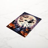 魔女不気味 箔シーズンポストカード (回転した状態)