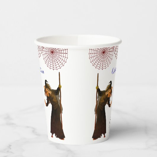 魔女不気味 紙コップ (左)