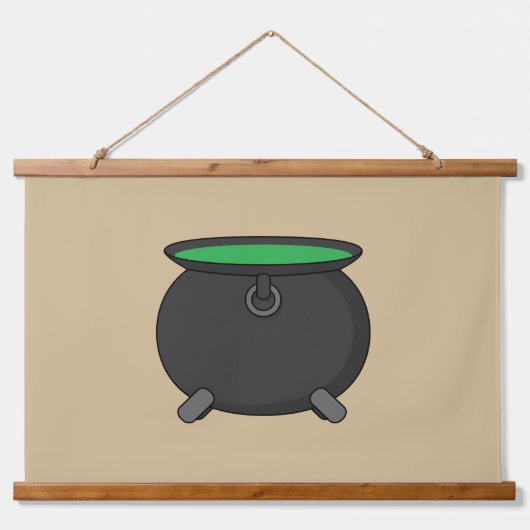 魔女大釜 吊り下げ型タペストリー (正面)