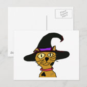 魔女子猫 ポストカード (正面/裏面)