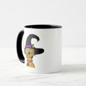 魔女子猫 マグカップ (正面左)