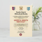 魔女学校誕生日パーティー 招待状 (スタンド正面)