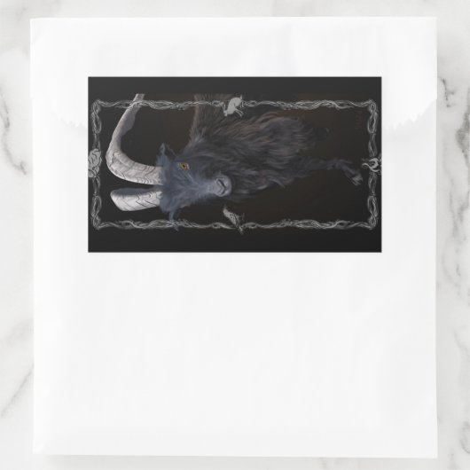 魔女安息日 長方形シール (バッグ)