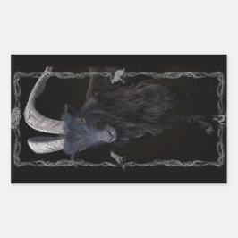 魔女安息日 長方形シール