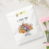 魔女帽子の赤ちゃんシャワーの小さなブー詩の猫 フェイバーバッグ (封をした状態)