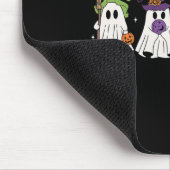 魔女幽霊不気味ハロウィーン魔女ガール マウスパッド (コーナー)