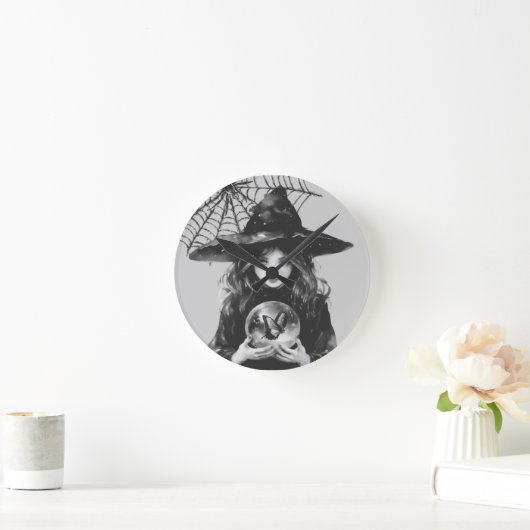 魔女時計 ラウンド壁時計 (ホーム)