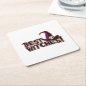 魔女最高の スクエアペーパーコースター (アングル)