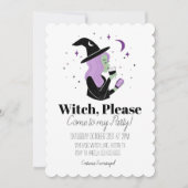 魔女来よパーティー 招待状 (正面)