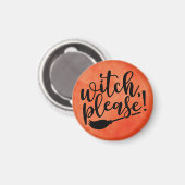 魔女楽しいハロウィーン マグネット (正面/裏面)