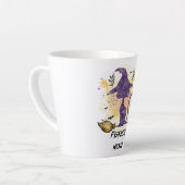 魔女熱狂する カフェラテマグ (左アングル)