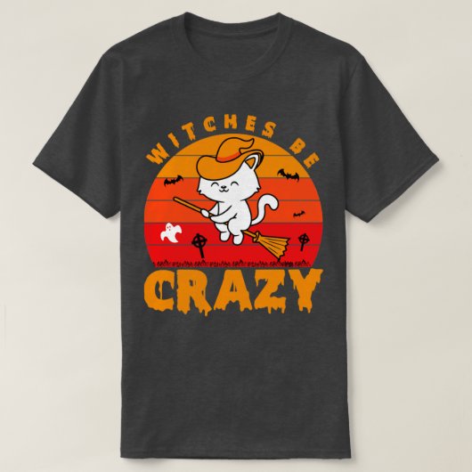 魔女熱狂する Tシャツ (デザイン正面)