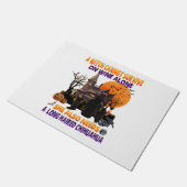 魔女犬ハロウィーン ドアマット (アングル)