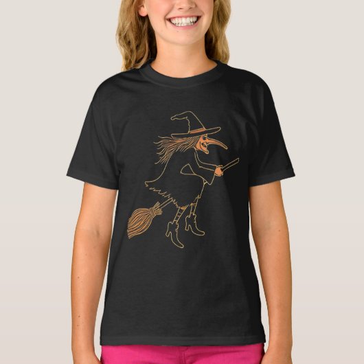 魔女狩りに出かけよう Tシャツ (正面)