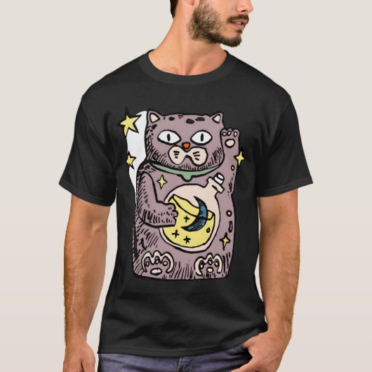 魔女猫のギフト Tシャツ (正面)