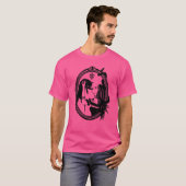 魔女猫ゴシッ異教のク魔猫 Tシャツ (正面フル)