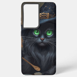 魔女猫サムスンケース – 魔法ポションズグロー SAMSUNG GALAXY S21+ケース
