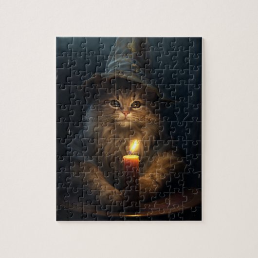 魔女猫 ジグソーパズル (縦)