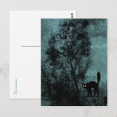 魔女猫 ポストカード (正面/裏面)