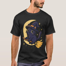 魔女猫Tシャツ