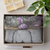 魔女華美と紫のバラの大釜 薄葉紙 (ギフト)