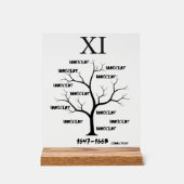 魔女試験 アクリルサイン (正面)