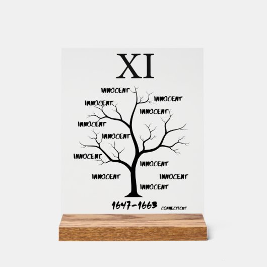 魔女試験 アクリルサイン (正面)