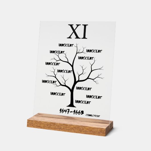 魔女試験 アクリルサイン (傾斜)