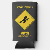 魔女警告のハロウィーン スリム缶クーラー (裏面)