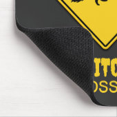 魔女警告のハロウィーン マウスパッド (コーナー)