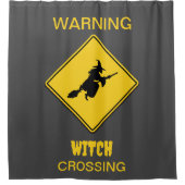 魔女警告の シャワーカーテン (正面)