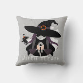 魔女顔 クッション (裏面)