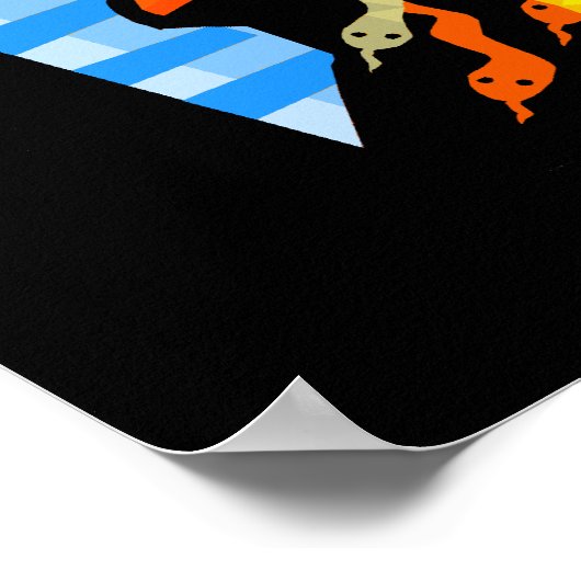 魔女顔 ポスター (角)