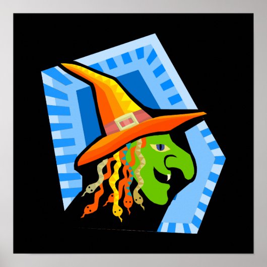 魔女顔 ポスター (正面)