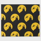 魔女飛んでいると猫 ラッピングペーパー (フラット)