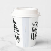 魔女飛んでいるの感じこうもり 紙コップ (右)